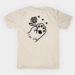 Cat and Rose <3 T-Shirt